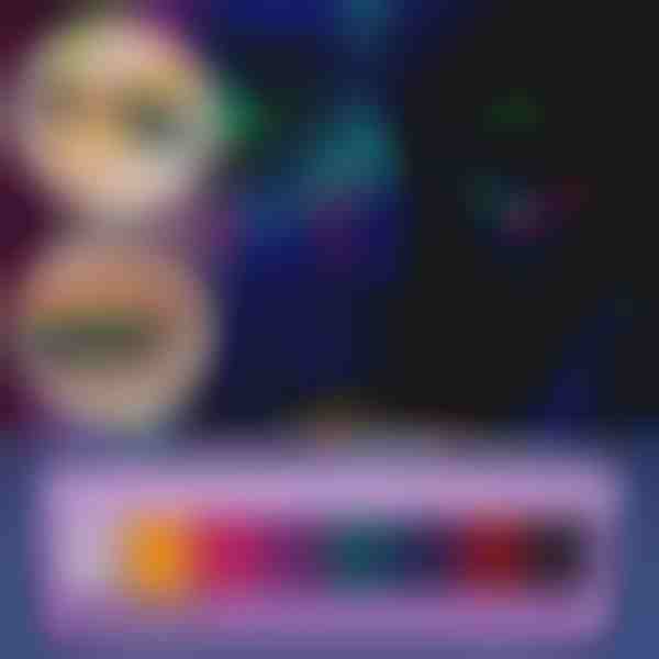 Vízben oldódó fluoreszkáló sminkpaletta | NEONGLAM