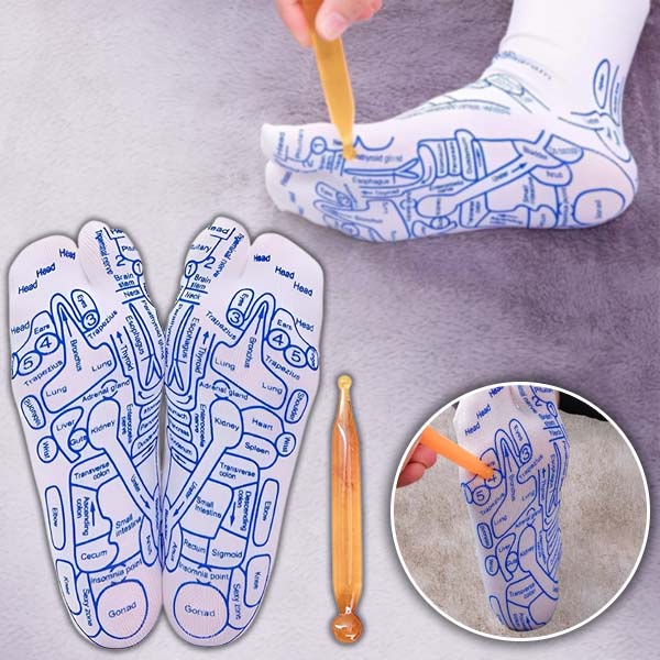 Aktiválja az egészség pontjait – reflexológiai zokni a napi masszázshoz | FEETRA