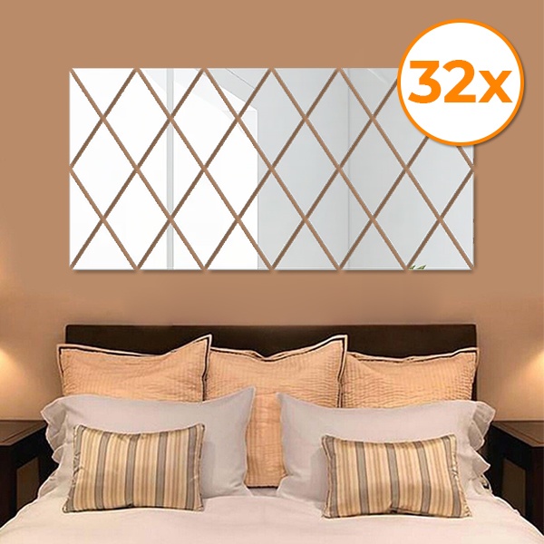 Tükör falmatricák (32 db) | WALLGEM