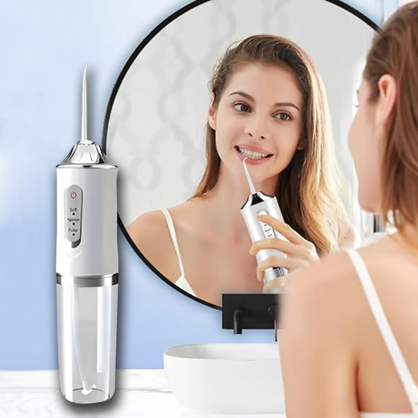 Vezeték nélküli szájzuhany - 4 fej, USB-ről tölthető | TOOTHCLEANSO