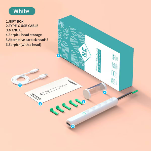 HD vizuális fültisztító | EARSCAN